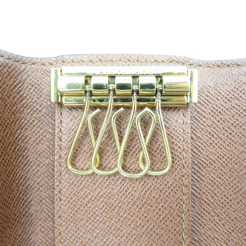 Louis Vuitton Multicles 4 Monogram M69517 4 IC Chip Brown Key Case LV 0517