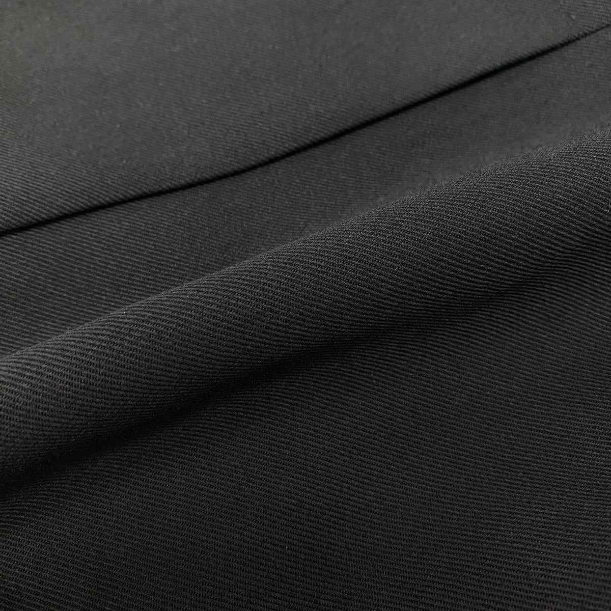 Celine Short Jacket in Diagonal Wool Double Tailored Gold Button 34 Black — view 13