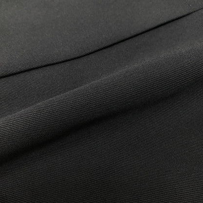 Celine Short Jacket in Diagonal Wool Double Tailored Gold Button 34 Black — view 13