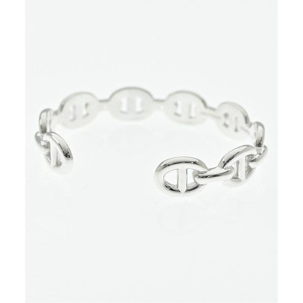 Hermes Bracelet Bangle Silver — view 2