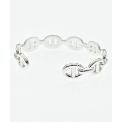 Hermes Bracelet Bangle Silver — view 2