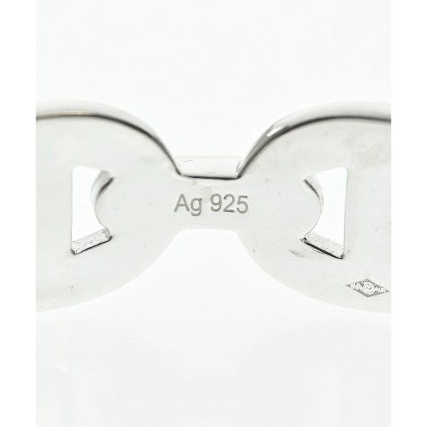 Hermes Bracelet Bangle Silver — view 6