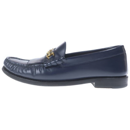 Celine Luco Fringe Loafers Navy