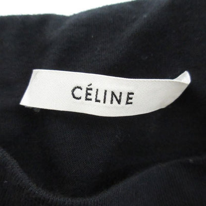 Good Celine Phoebe Period Leather Trim Layered Cut and Sewn Size S Black