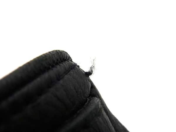 Gucci Leather Gloves Winter Gear Size 7 Women's Black Type Fm0214