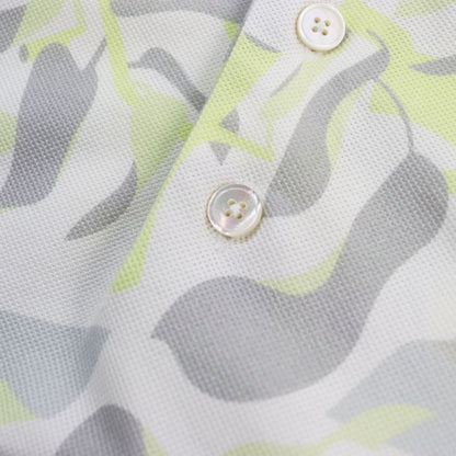 Hermes 23SS Paz Vjetar 100% Cotton Deer Fabric Total Pattern Short Sleeves Polo