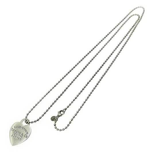 Tiffany & Co Silver Return to Heart Tag Necklace 21.5g 925 Engraved 365403