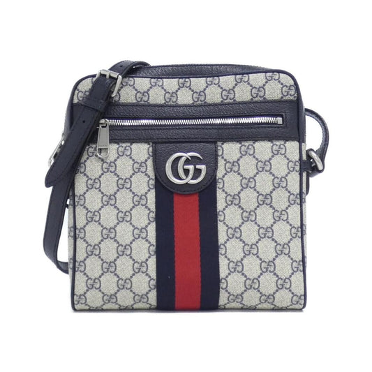 Gucci Shoulder Bag Canvas Beige