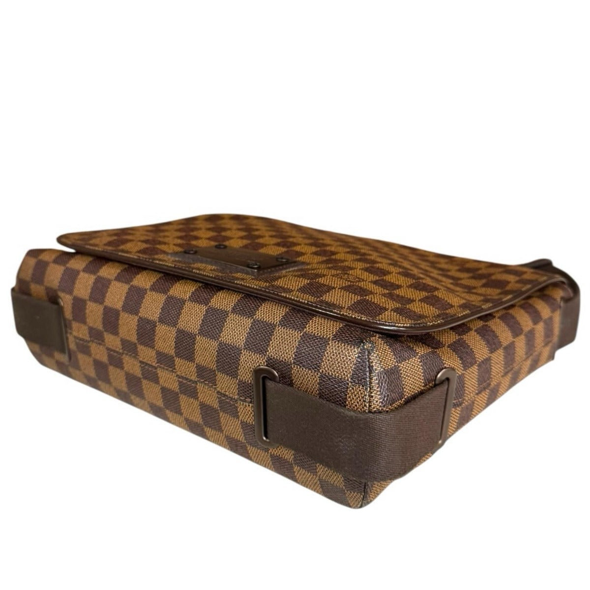 Louis Vuitton Brooklyn MM Damier Shoulder Bag Canvas Brown Model — view 7
