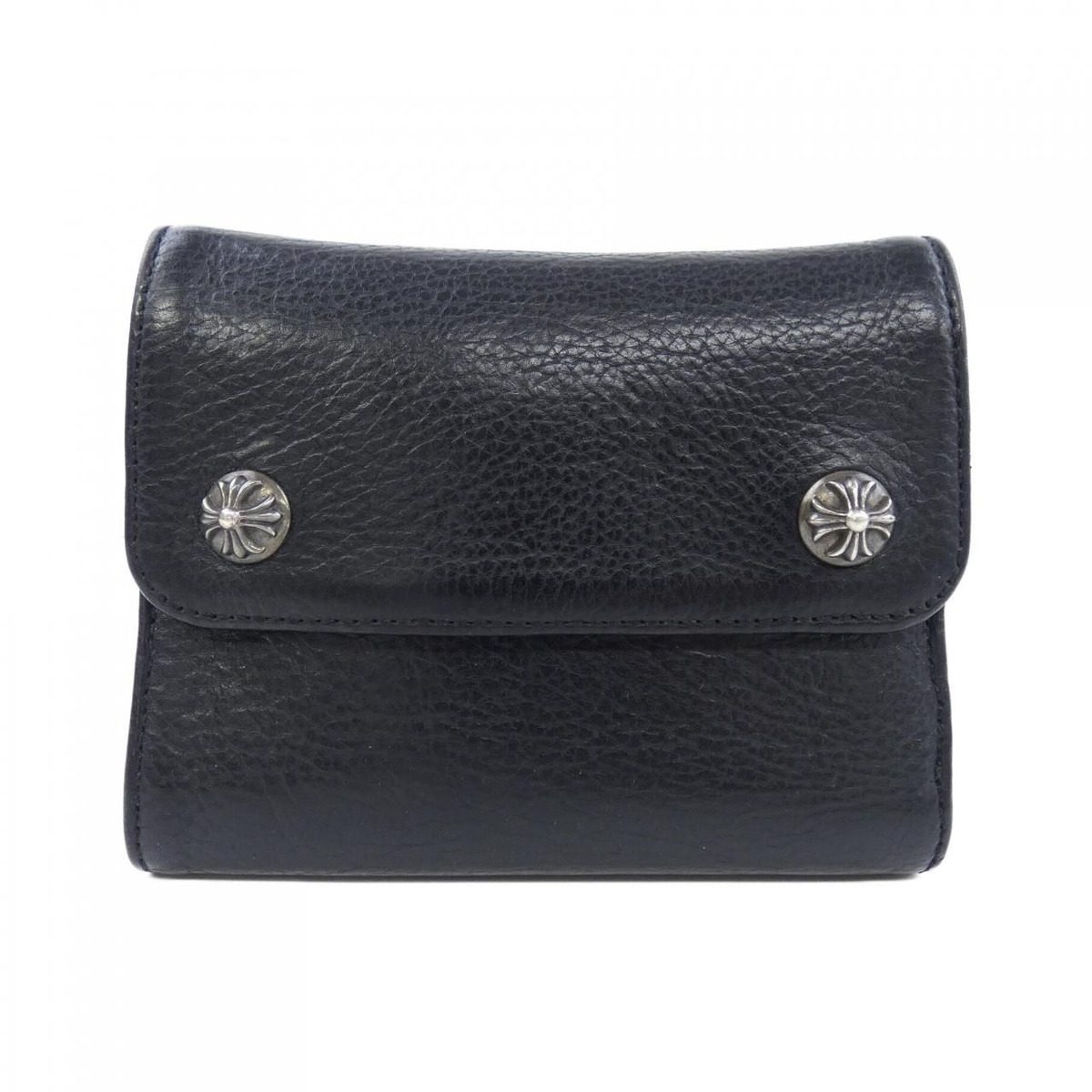 Chrome Hearts Wave Mini Cross CH Scroll Label Wallet