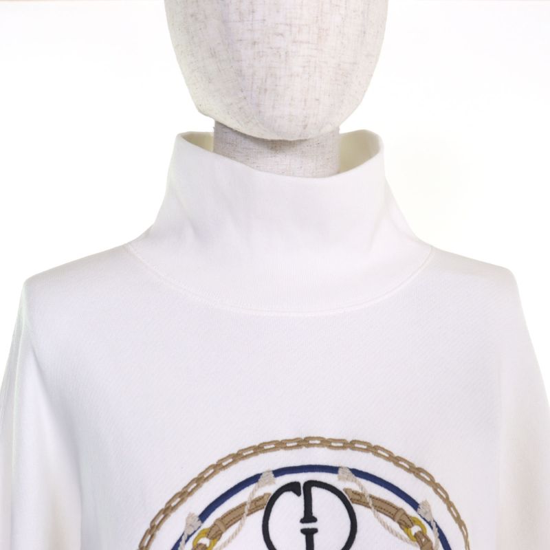 Gucci 24SS 760367 100% Cotton GG Logo Embroidery Horse Firenze High Neck