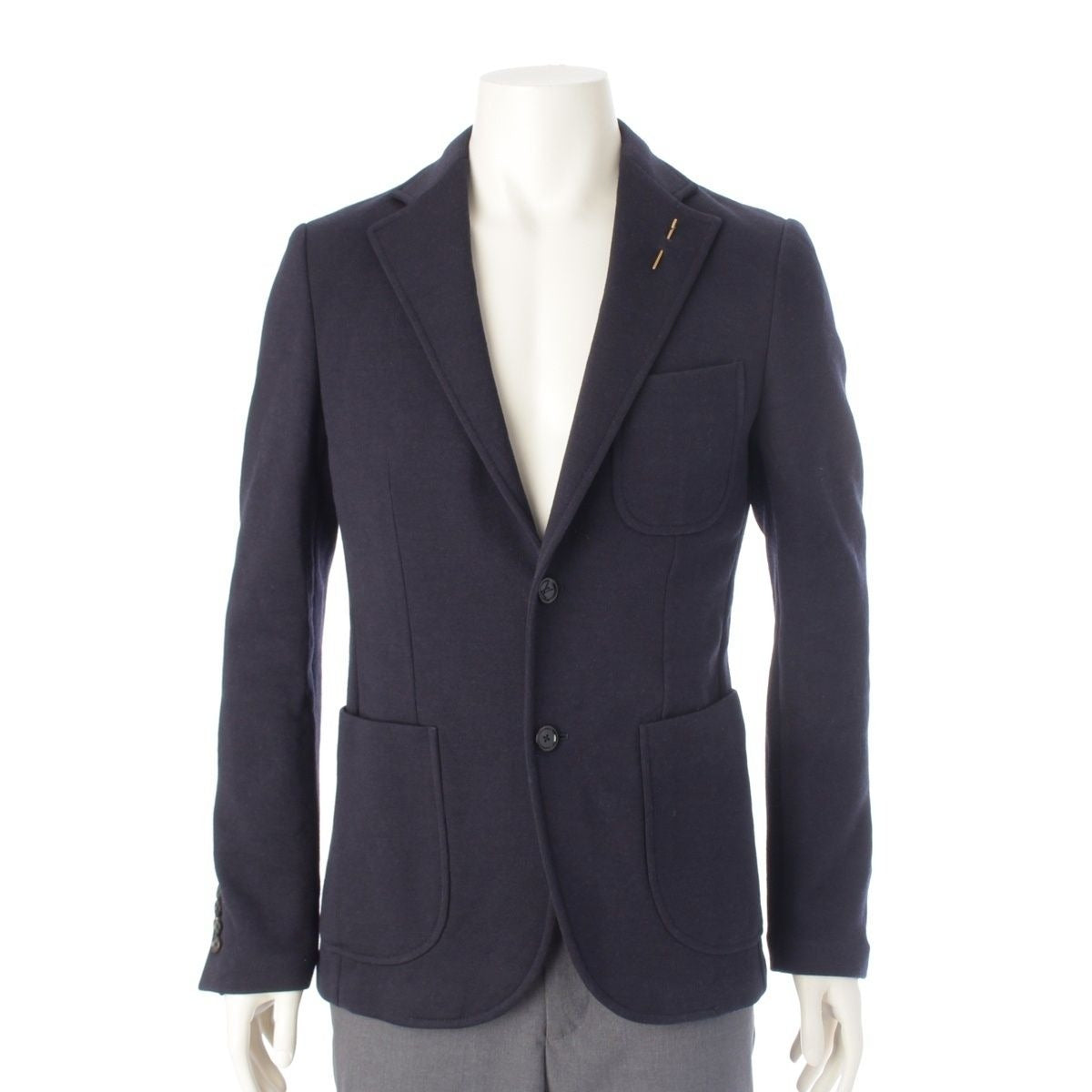 Louis Vuitton Wool Cotton Monogram Tailored Jacket