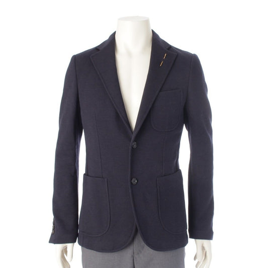 Louis Vuitton Wool Cotton Monogram Tailored Jacket
