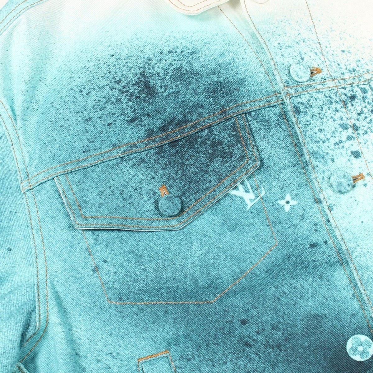 Louis Vuitton Denim Jacket LV Spray — view 7