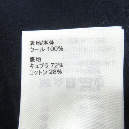 Louis Vuitton 22AW Hjc55e 100% Wool Lining Monogram Chester Coat Navy 44 With