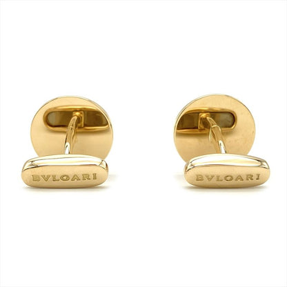 Bulgari Bvlgari Cufflinks Button Cufflinks 18K Yellow Gold 169g Diamond Yellow