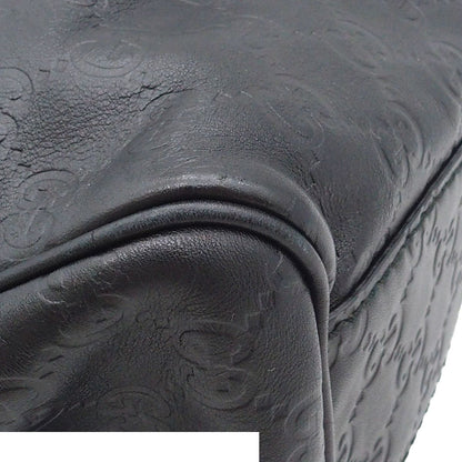 Gucci Sookie Black Guccissima Leather Tote Bag — view 7