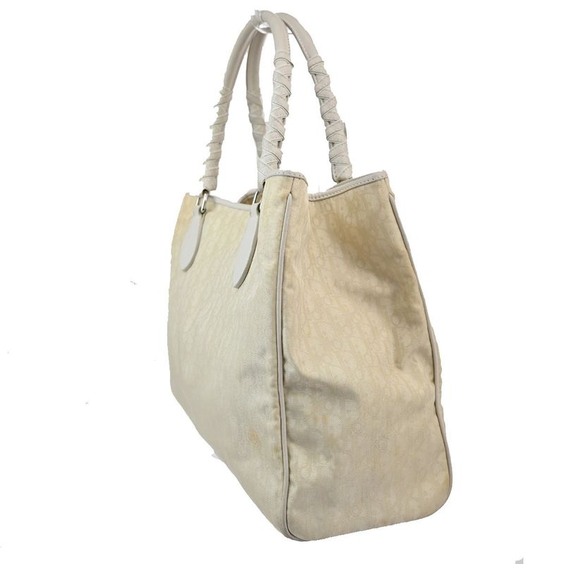 Christian DIOR Shoulder Bag Trotter Off White 73fa468