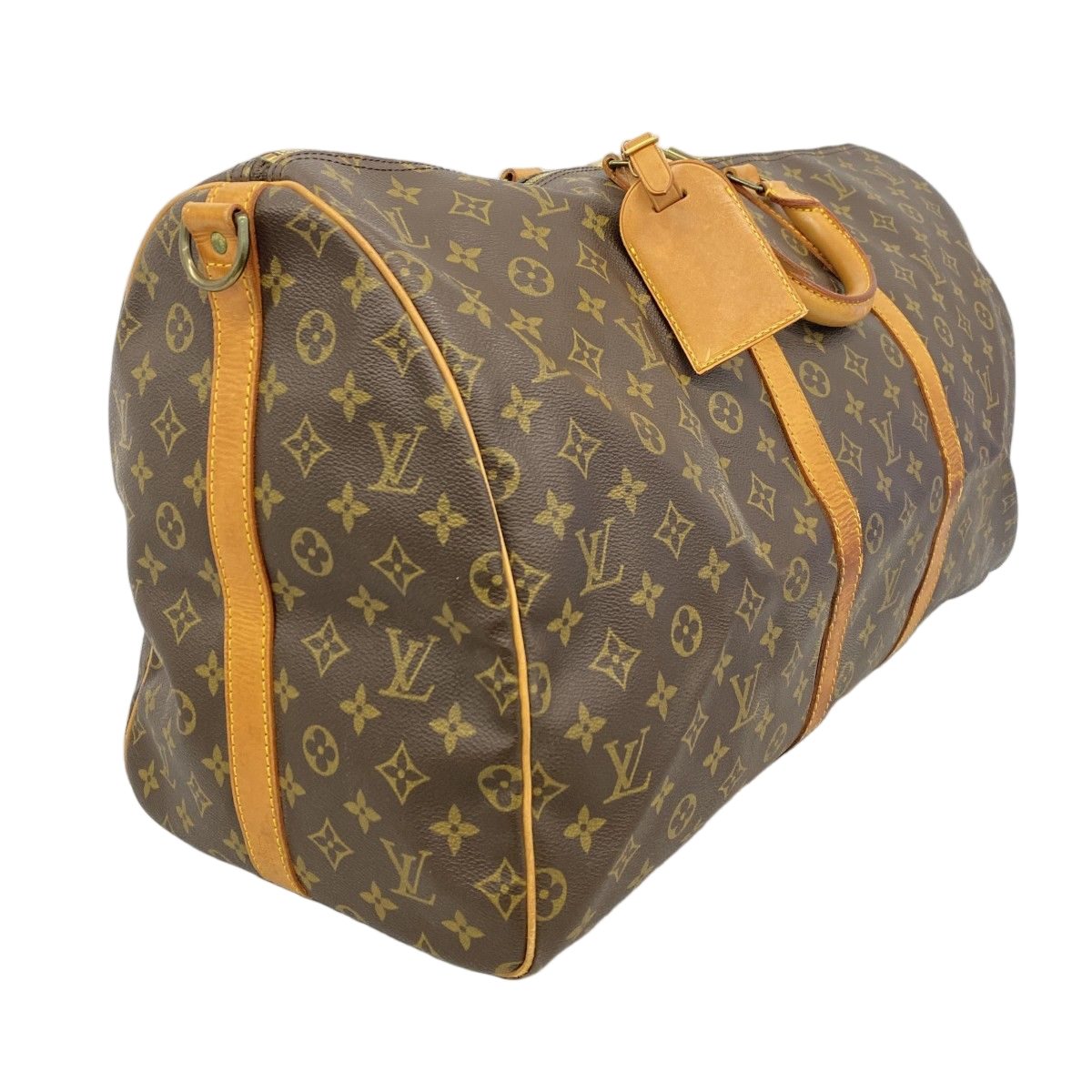 Louis Vuitton Boston Bag Monogram Keepall Bandouliere 55 Brown — view 2