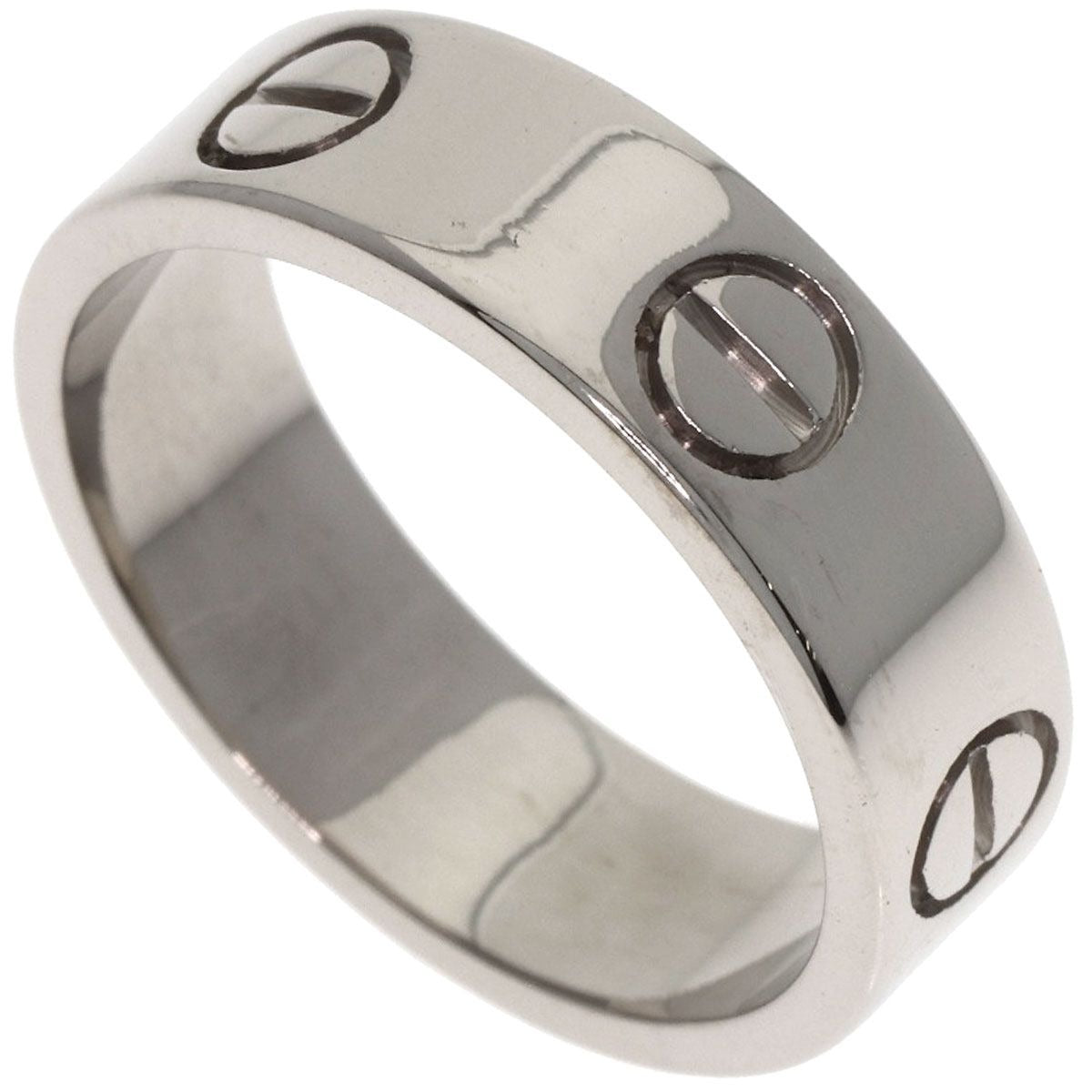 Cartier Love Ring 53 18k White Gold