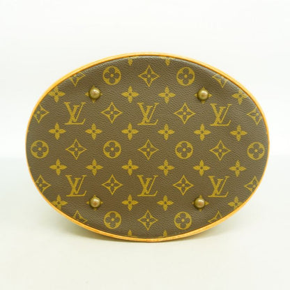Louis Vuitton Tote Bag Monogram Bucket GM M42236 Brown Ladies