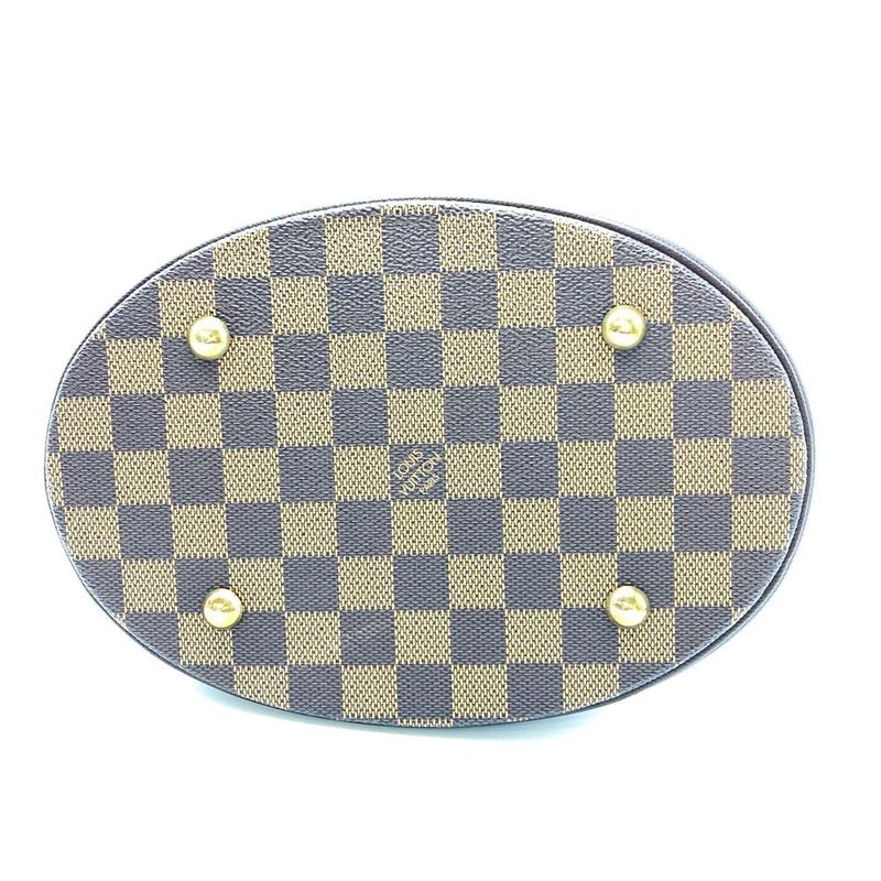 Louis Vuitton Marais Tote Bag Damier Ebène N42240 Ar0948 With Pouch