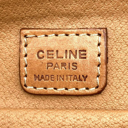 Celine Mc912 Pouch Clutch Bag Large Macadam Beige Brown Pvc/leather Women