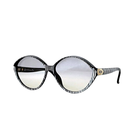 Christian Dior Sunglasses In Black White Gray