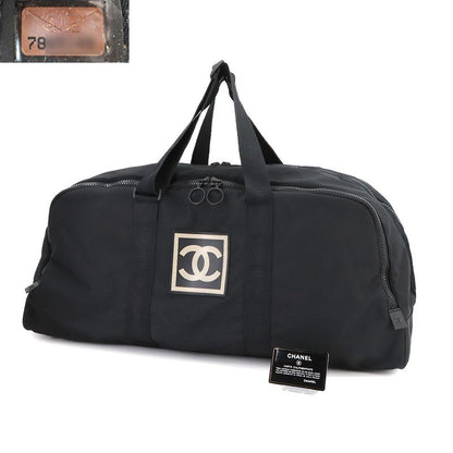 Chanel Sport Line Boston Bag Nylon Black A19977 Vintage Boston Bag 90295348