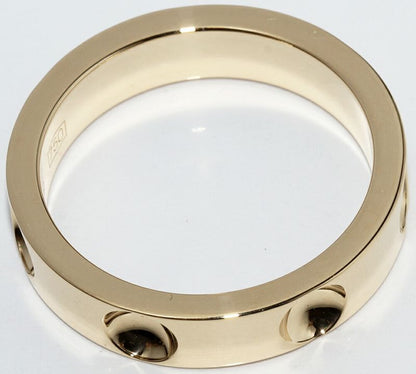 Louis Vuitton 18K Yellow Gold Petite Berg Empreinte Ring Q9126a