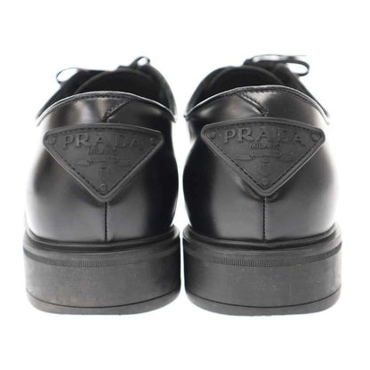 Prada Lace-Up Leather Shoes 2eg394 Black 10