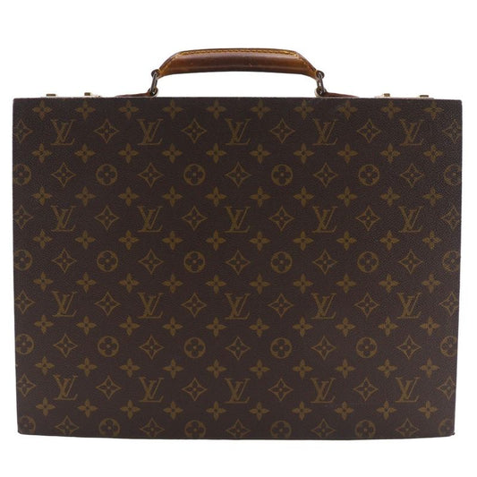 Louis Vuitton Crusher Hard Case Attache Case Monogram Canvas Brown Unisex Trunk