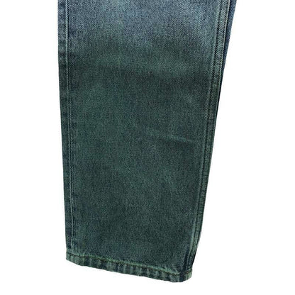 Loewe × Paula's Ibiza Paula's Ibiza Damaged Leather Patch Gradation Denim Pants