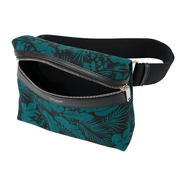 Saint Laurent Waist Bag Camera BAG Black/peacock