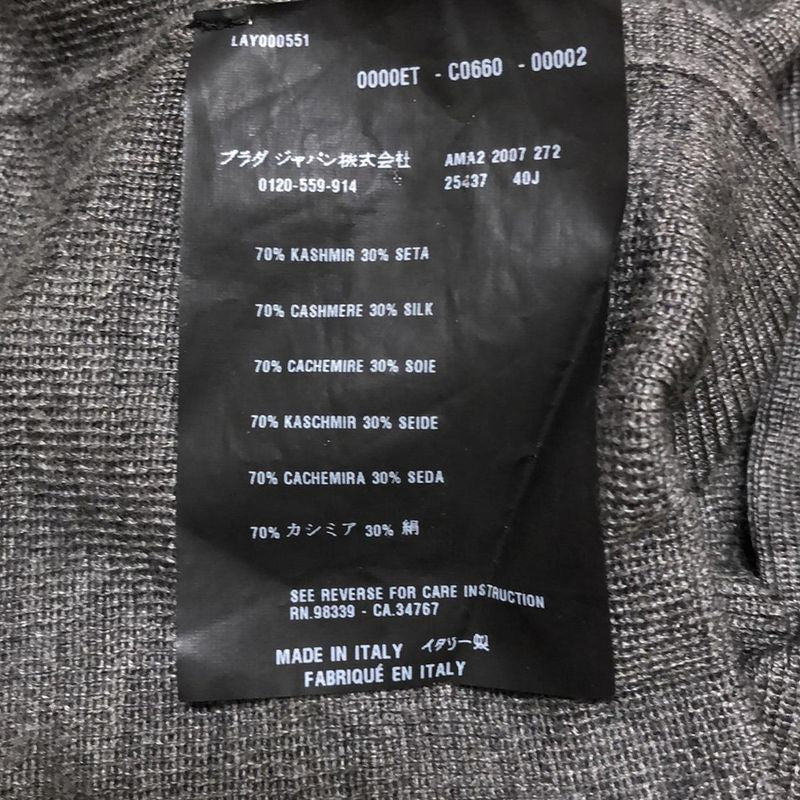 Prada Cardigan Size 38 S Women - Dark Gray Long Sleeves