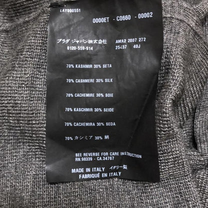 Prada Cardigan Size 38 S Women - Dark Gray Long Sleeves