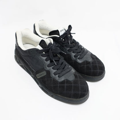 Chanel Sneakers - Low Cut Black Notation Size 41 Equivalent To 25.5cm