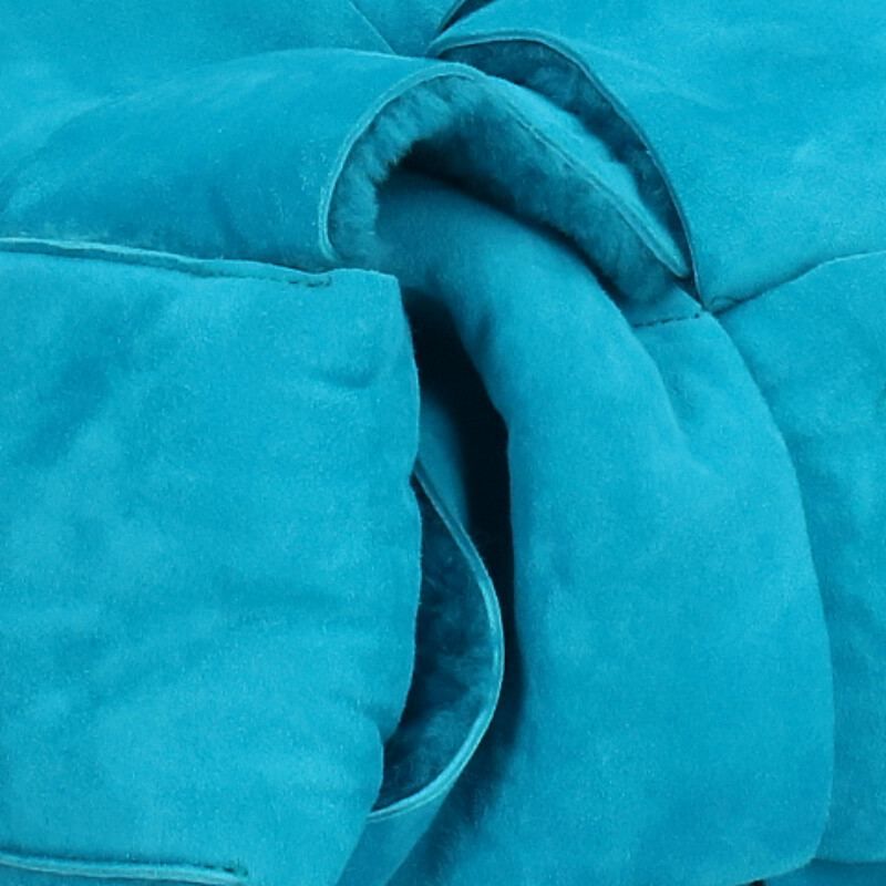 Bottega Veneta Arco Tote Mouton Leather Intrecciato Tote Bag Men's