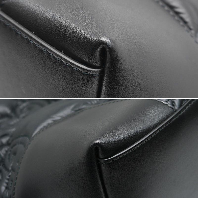 Gucci Ggmatelasse Medium Tote Bag 631685 Black Nylon A4 Size