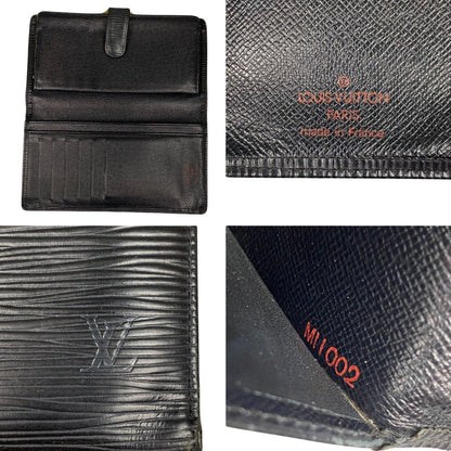 Louis Vuitton Epi Continental Viennois Long Wallet M63252 Noir