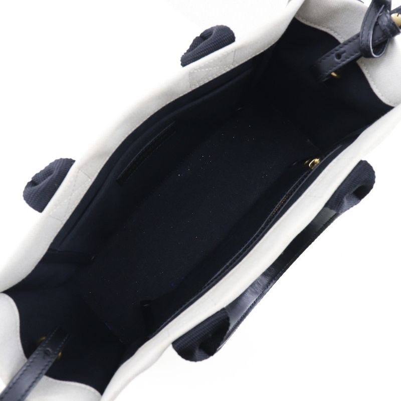 Balenciaga Hardware Small 2WAY Shoulder 671402 Canvas Black/white Women's Tote