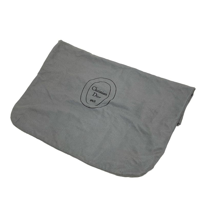 Dior/christian Dior Handbag Trotter Black And Dark Gray Studded/mini Bag Leather