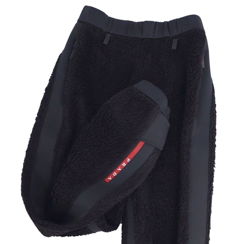 Prada Pants Long Pants Jogger Pants 2021aw Fleece Recycled Technical Bottoms