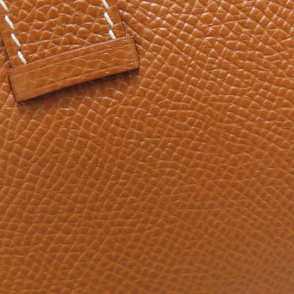 Hermes Bearn Classic Gold Hardware Long Wallet With Coin Purse Courchevel Women