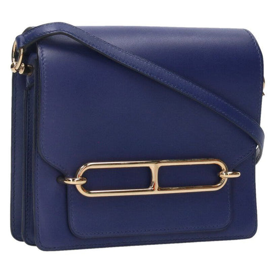 Hermes Lauris D Engraved Ghardware Leather Shoulder Bag Men's