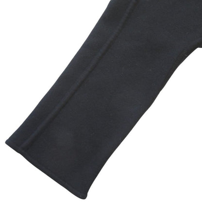 Hermes Collarless Knit Jacket Reversible Model Wool/cashmere Black Outerwear
