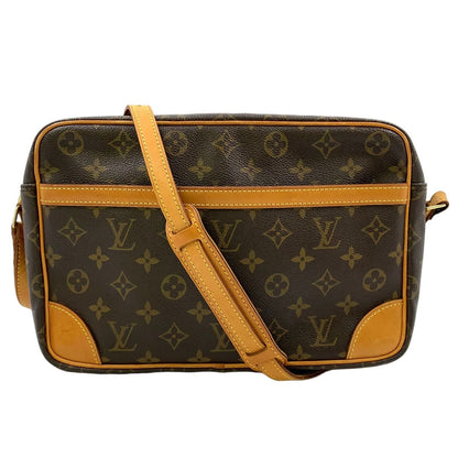 Louis Vuitton Trocadero 30 Monogram Leather Brown Shoulder Bag Gold