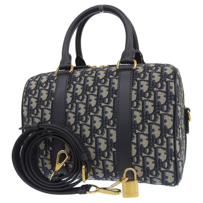 Dior Trotter Oblique 2-Way Boston Bag Shoulder