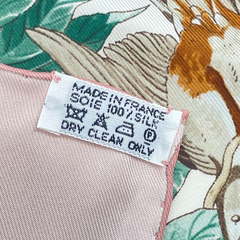 Hermes Carre 90 AU Coeur DES BOIS In The Woods Scarf Silk Pink With Box