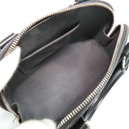 Louis Vuitton Alma BB M40862 Epi Black 2WAY Handbag Silver-hardware